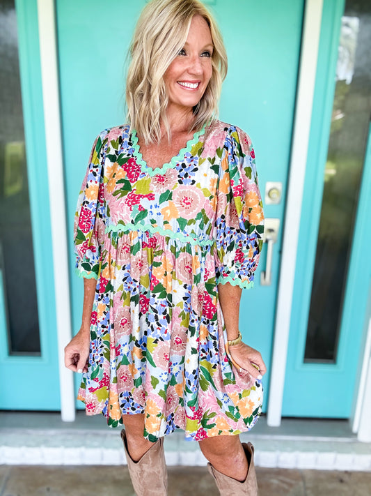 Petal Mint Dress