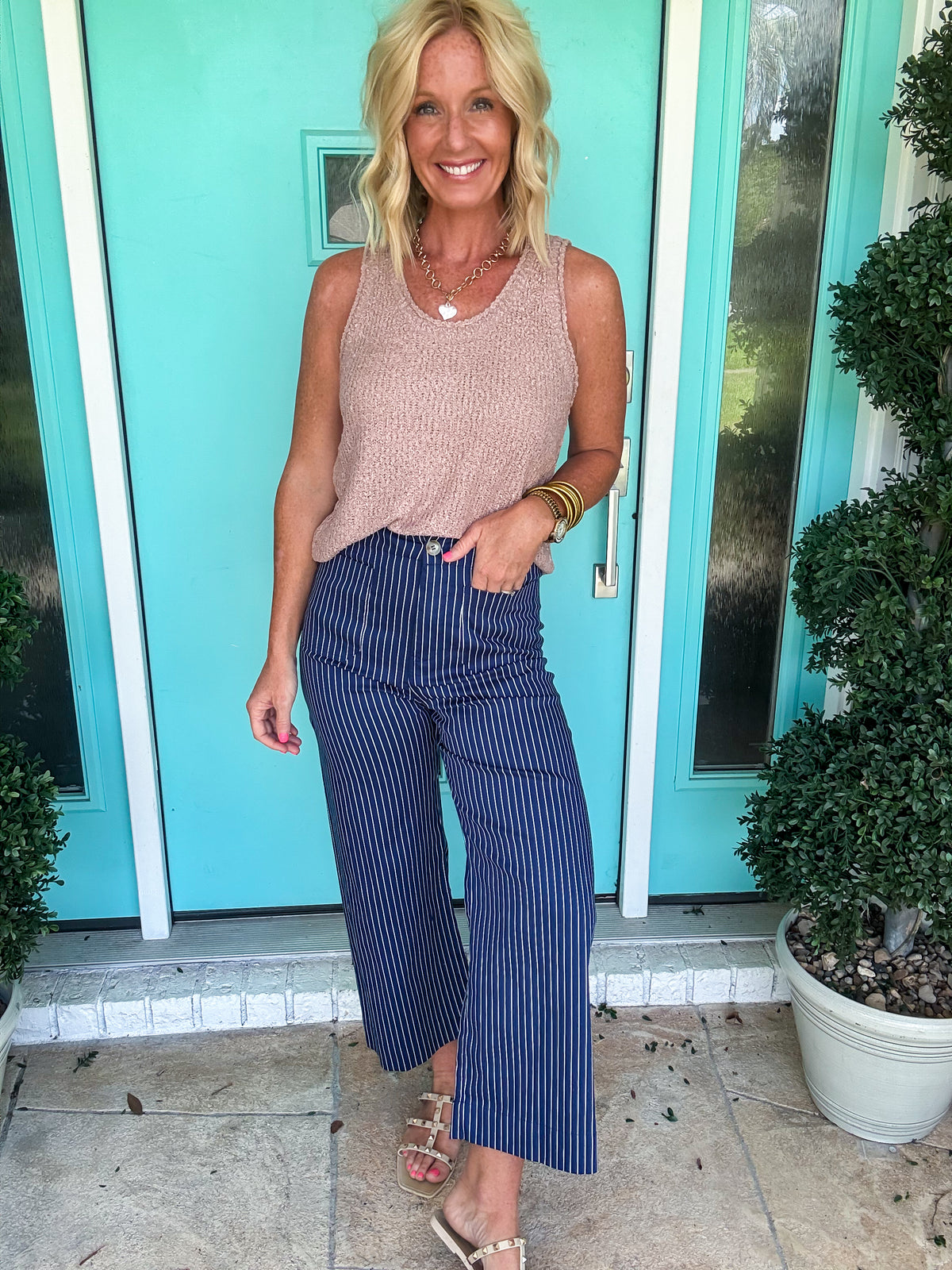 City Line Striped Pant