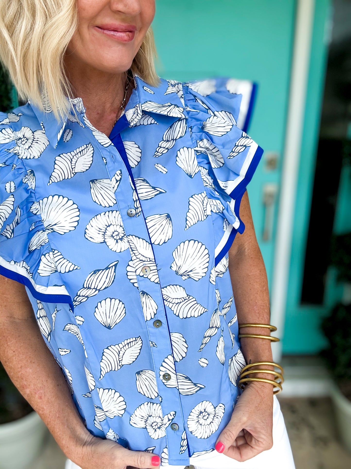 Classy Seashell Blouse
