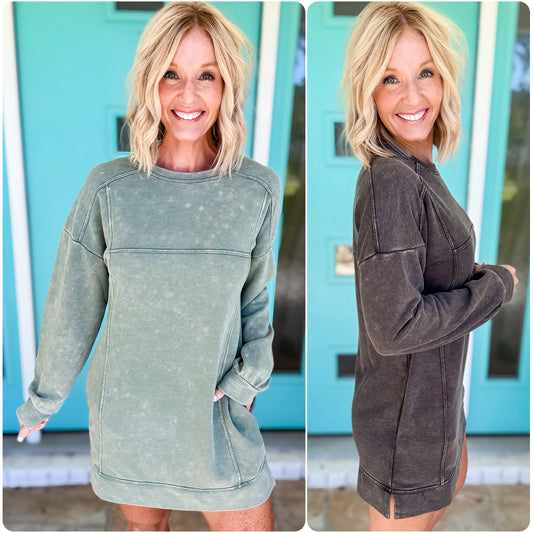 Effortless Sweatshirt Dress