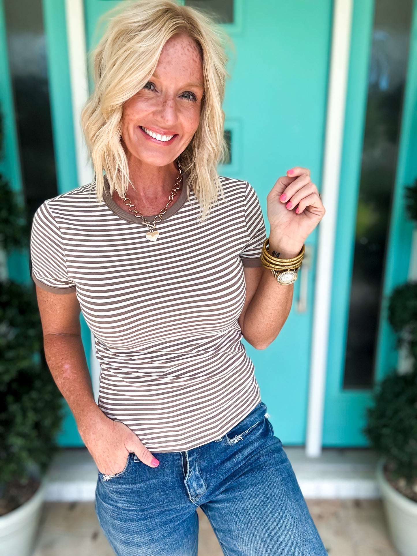 Baby Striped Basic Tee