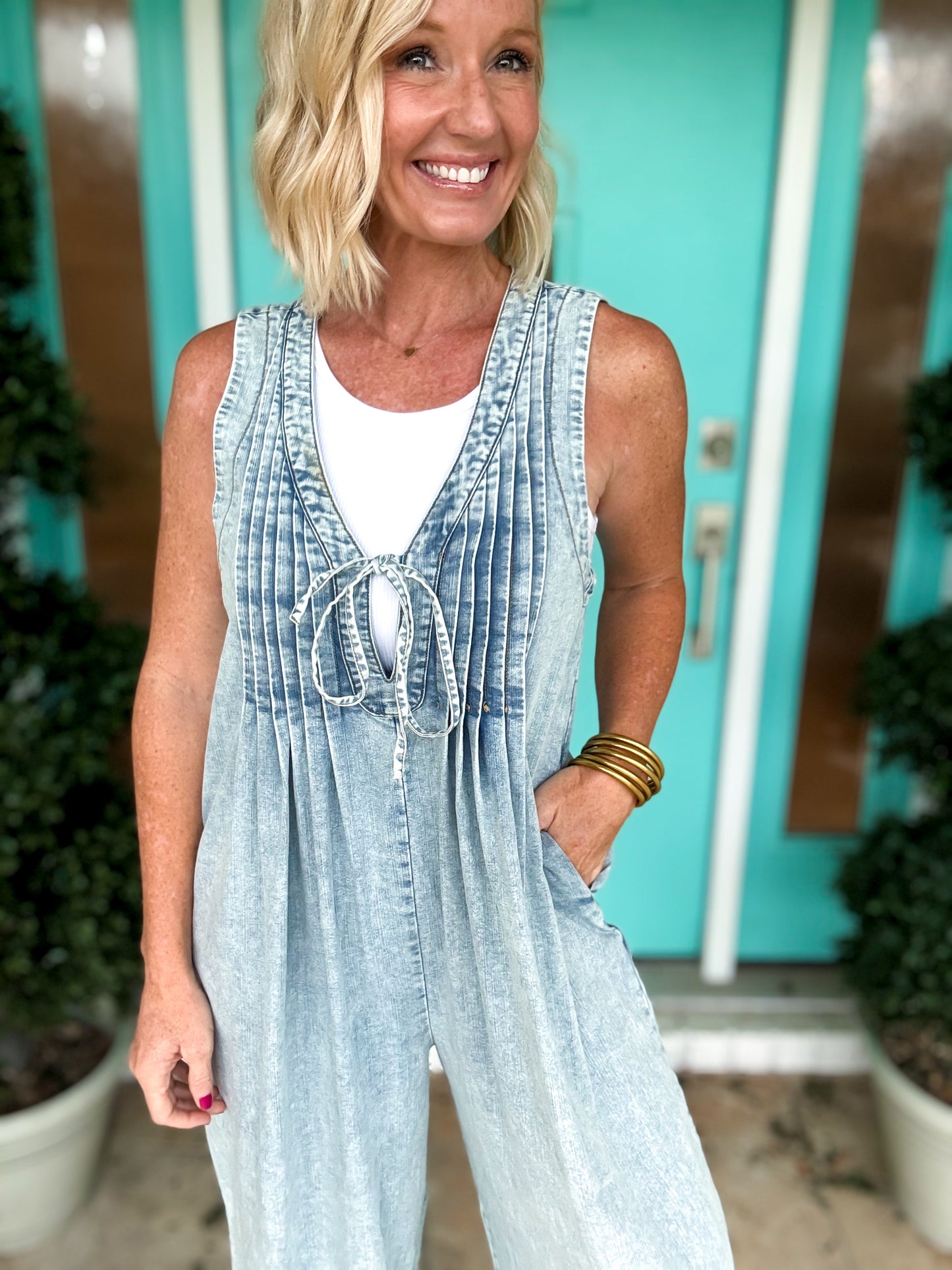 Vintage Denim Jumpsuit