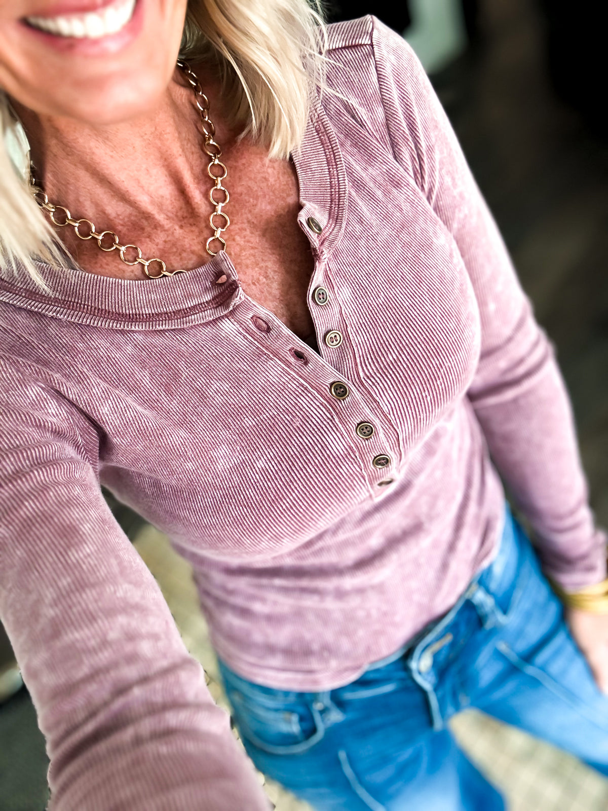 The Becca Henley Top