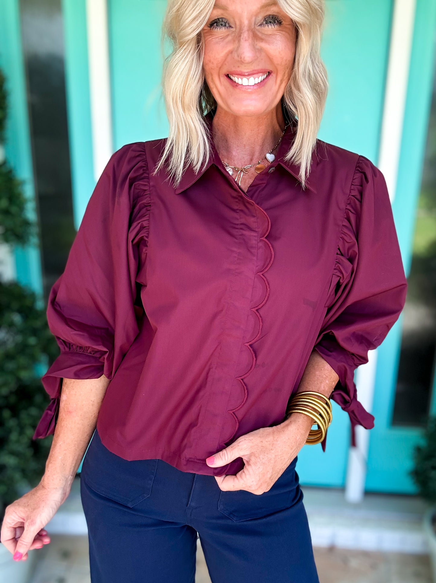 Scallop Season Blouse