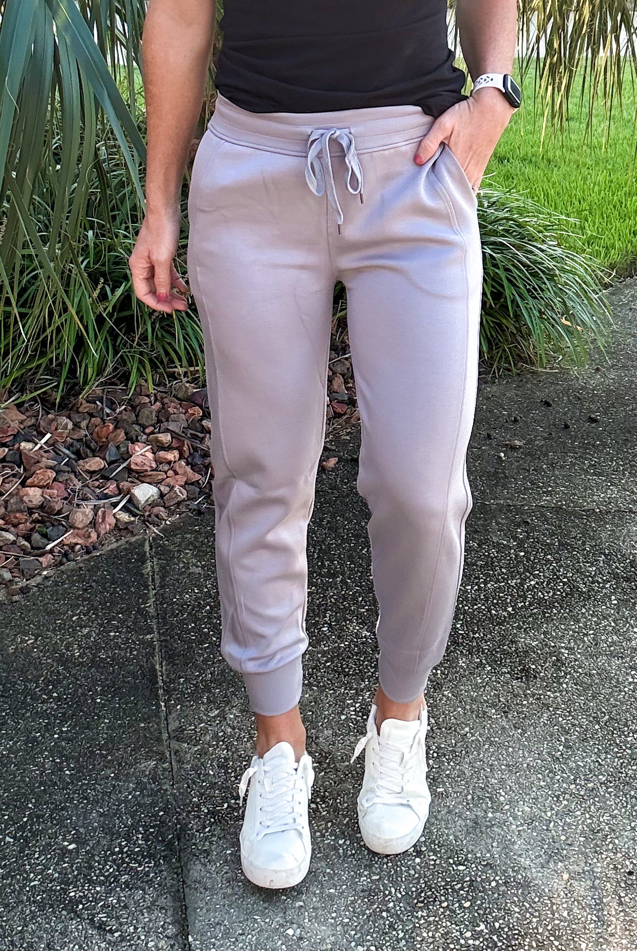 Luxurious Scuba Joggers -- Gray