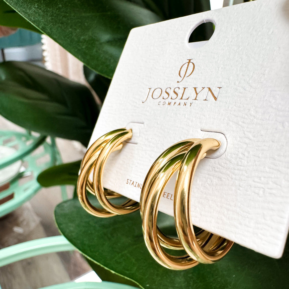 Triple Hoop Earring