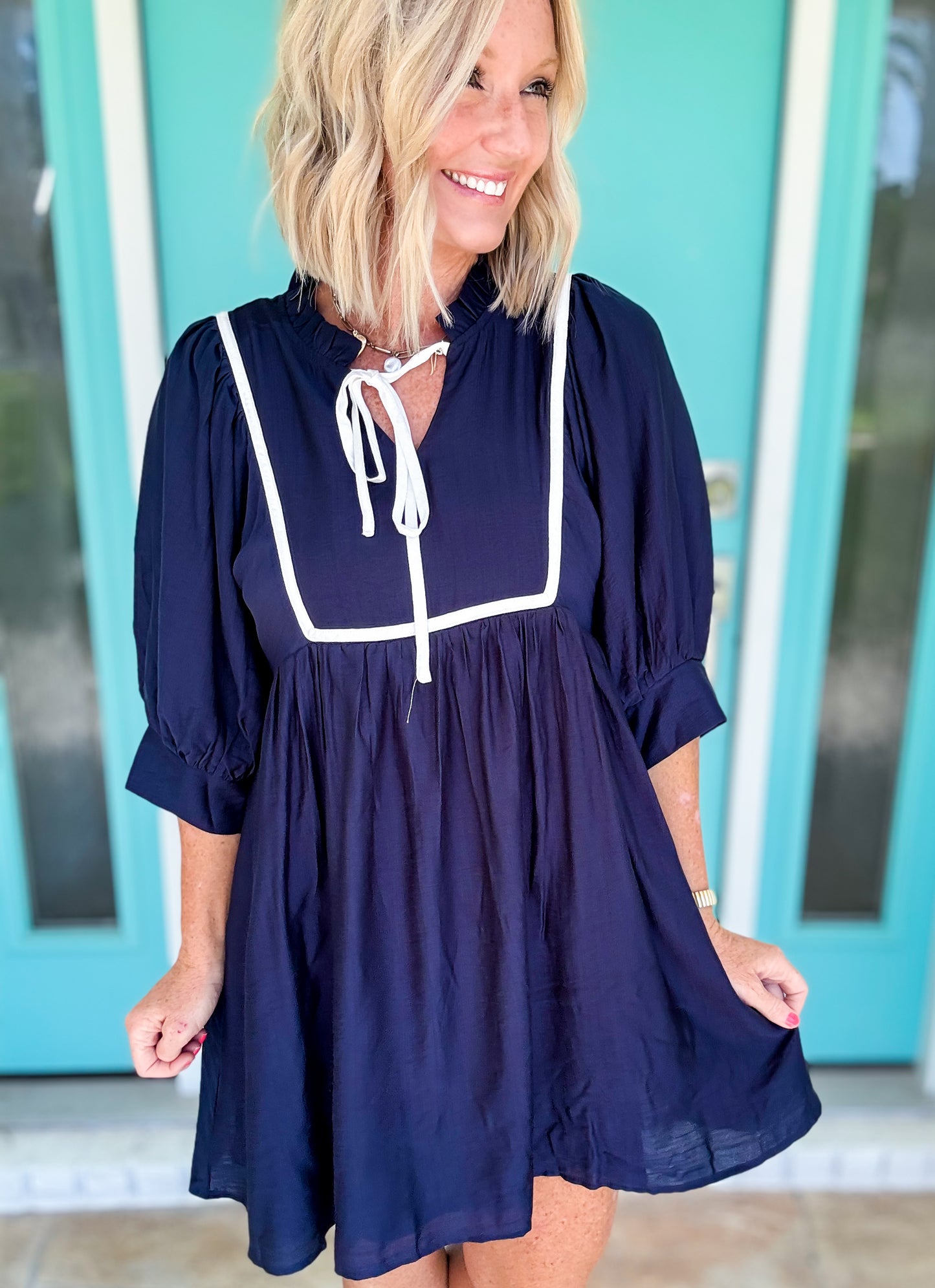 Ribbon & Ruffle Dress