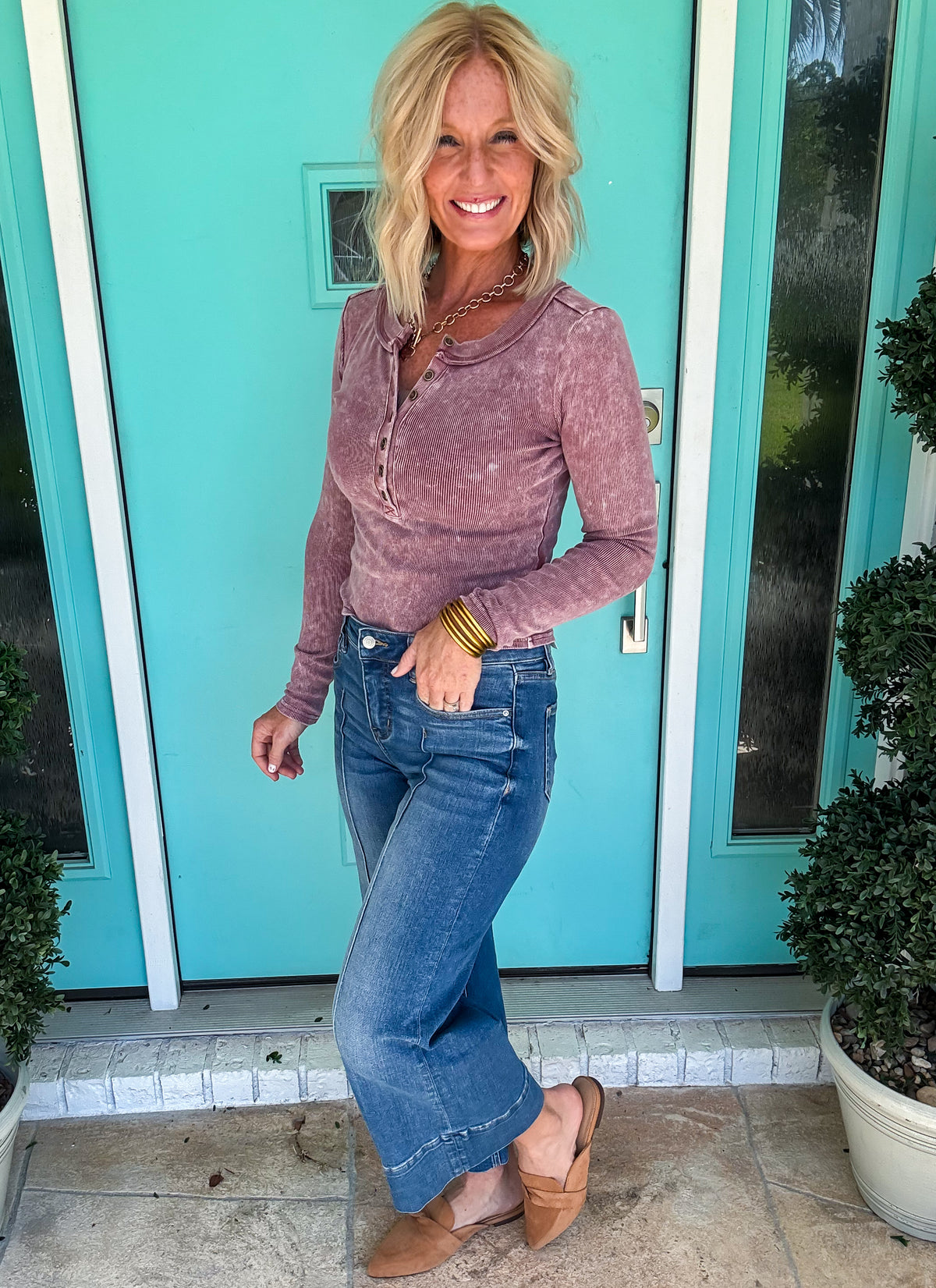 The Becca Henley Top