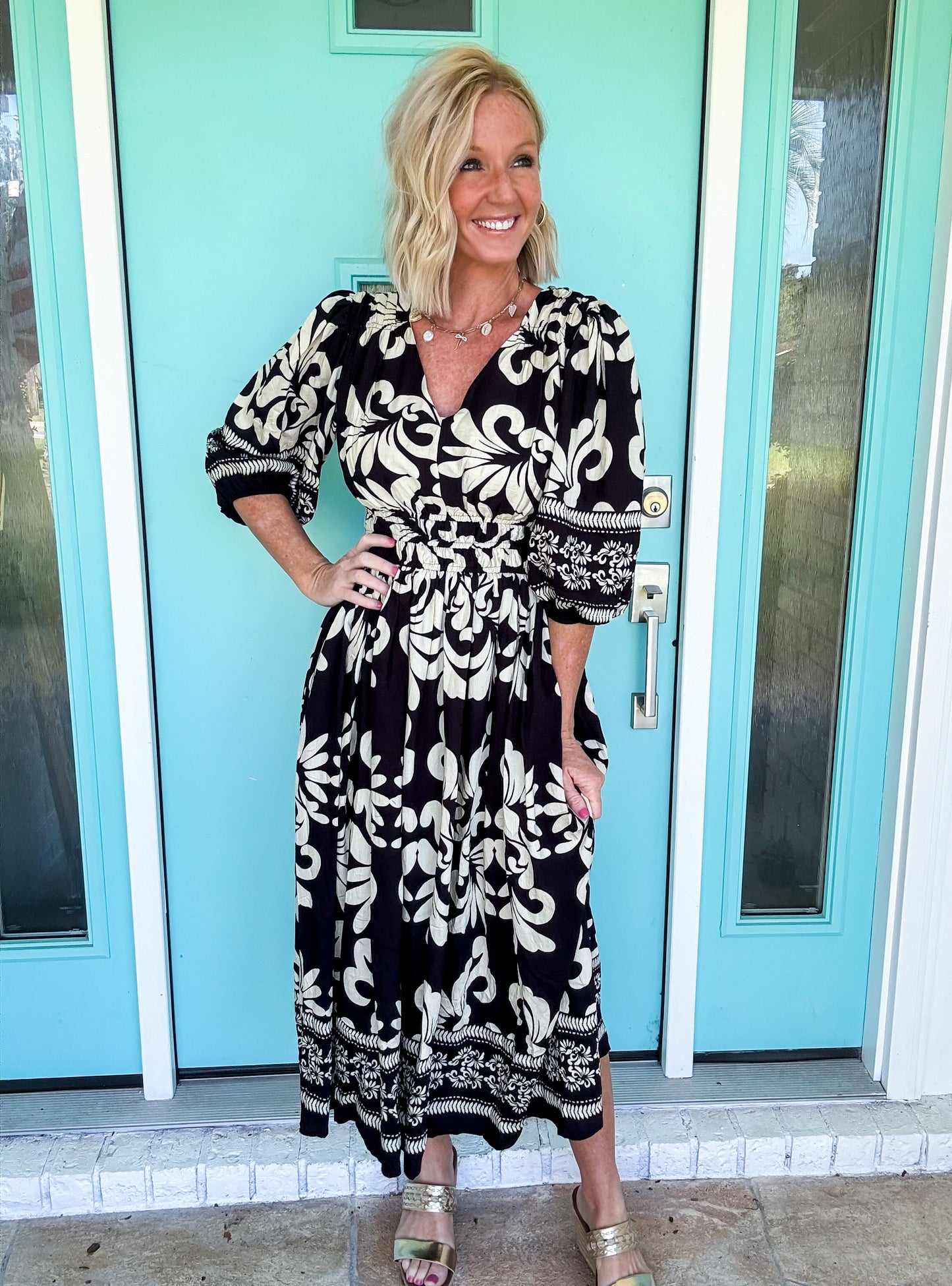 Autumn Solstice Midi Dress