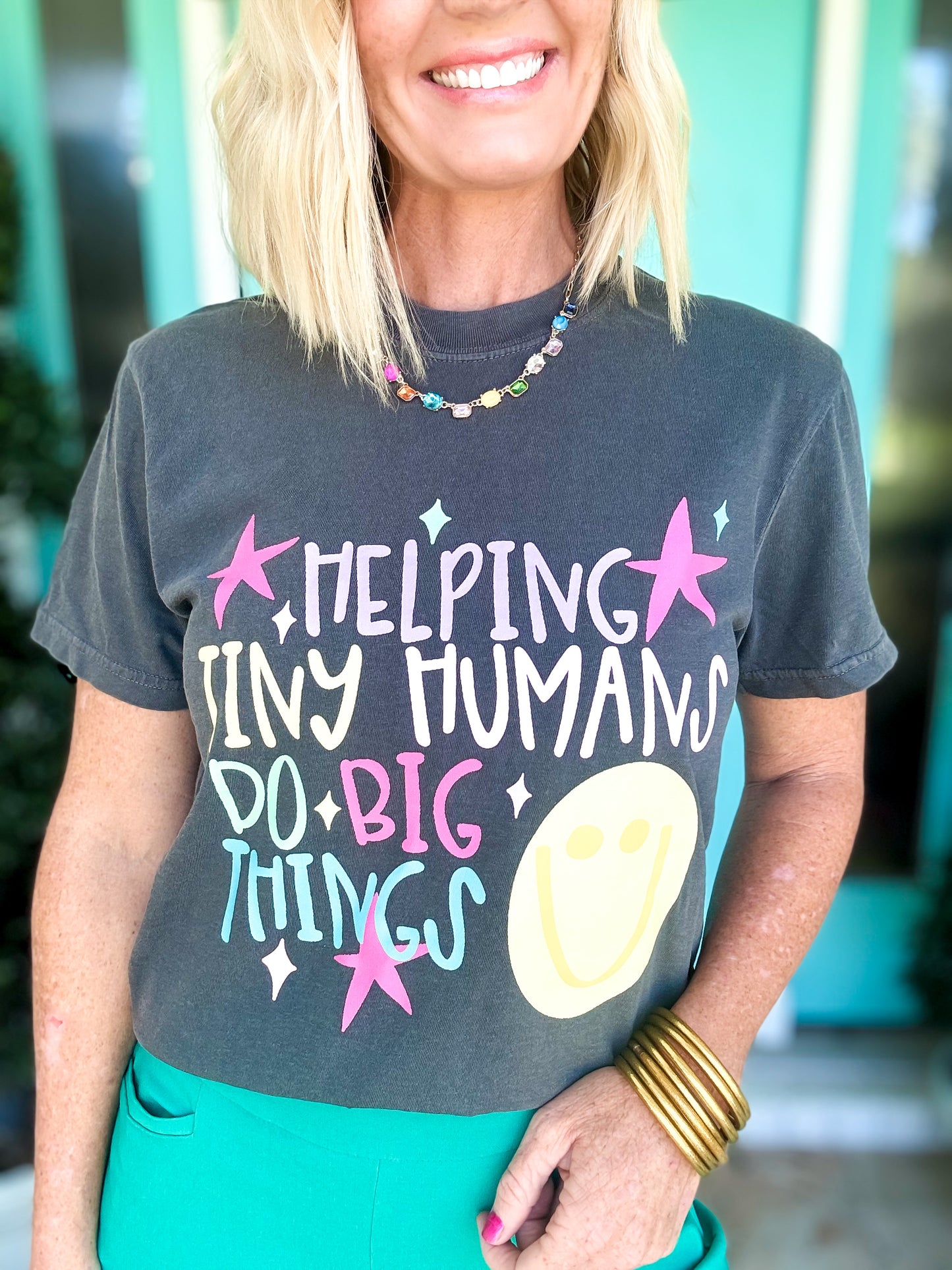 Helping Tiny Humans Do Big Things Tee