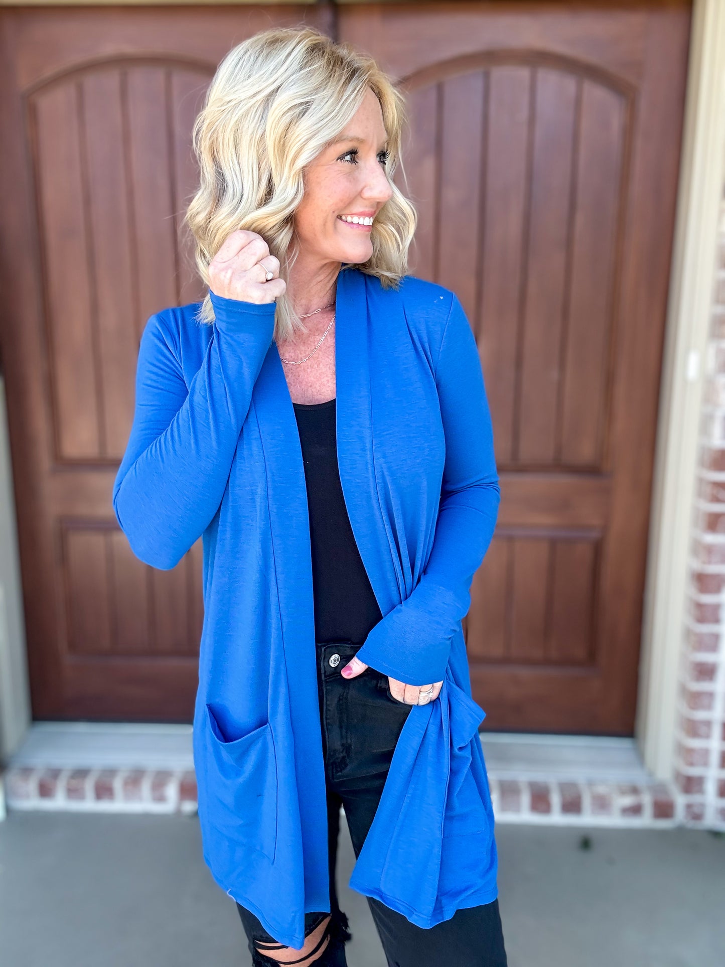 Saylor Slouchy Pocket Cardigan