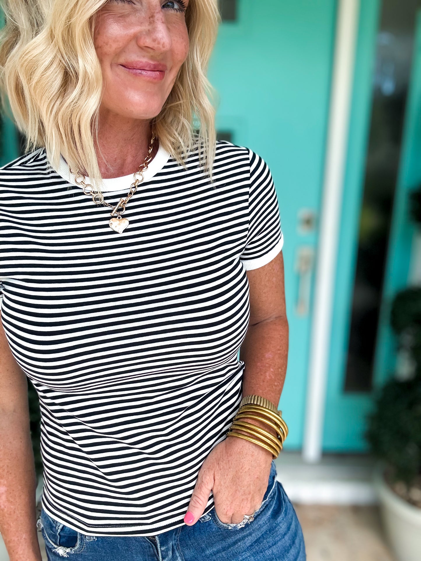 Baby Striped Basic Tee