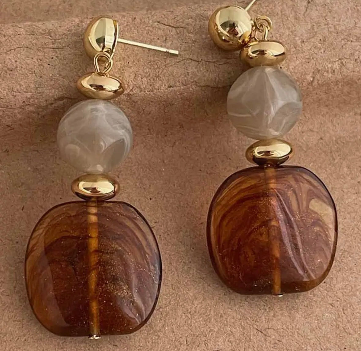 The Mabel Earrings | Amber