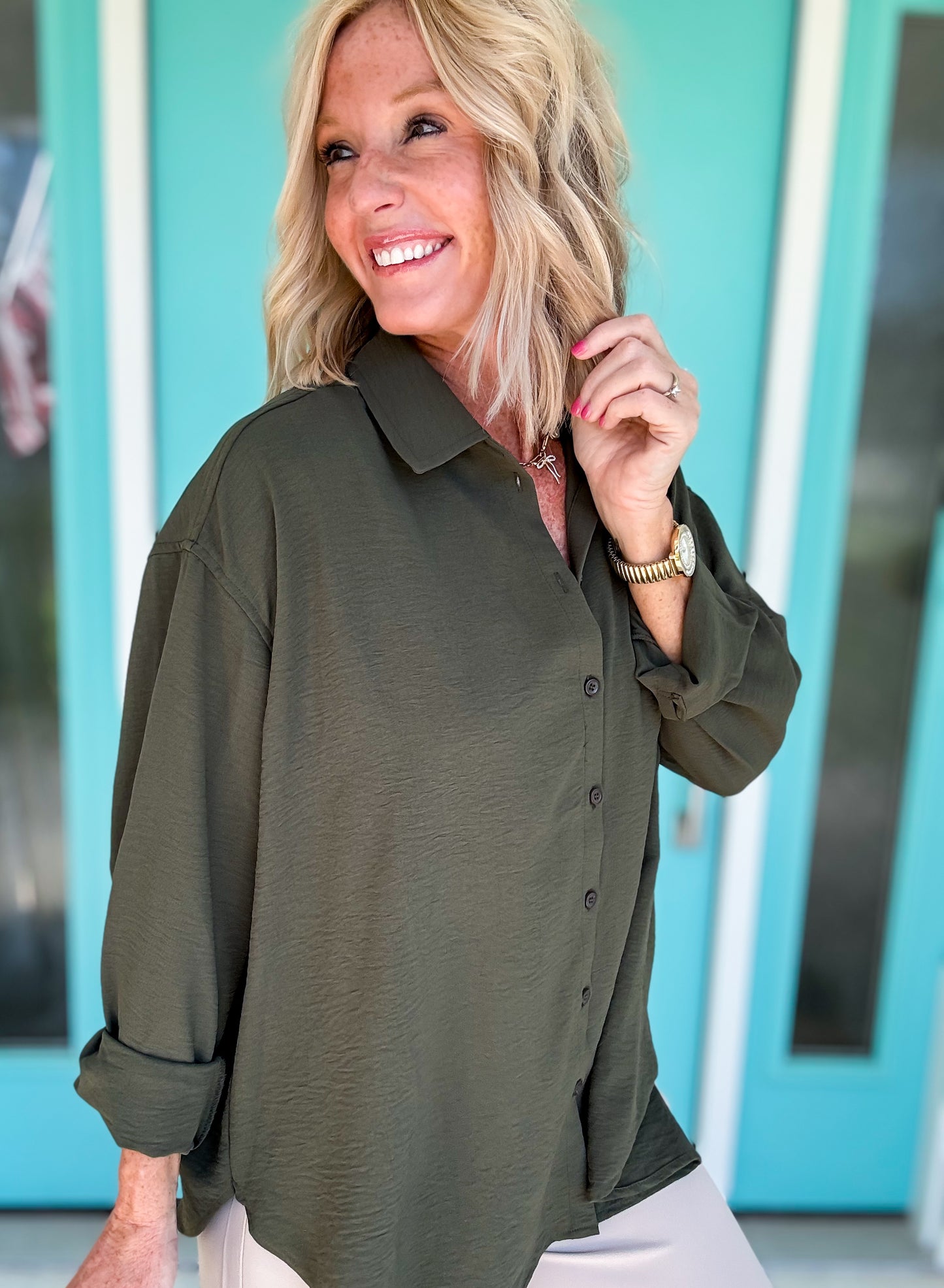 Airborne Button Down Shirt