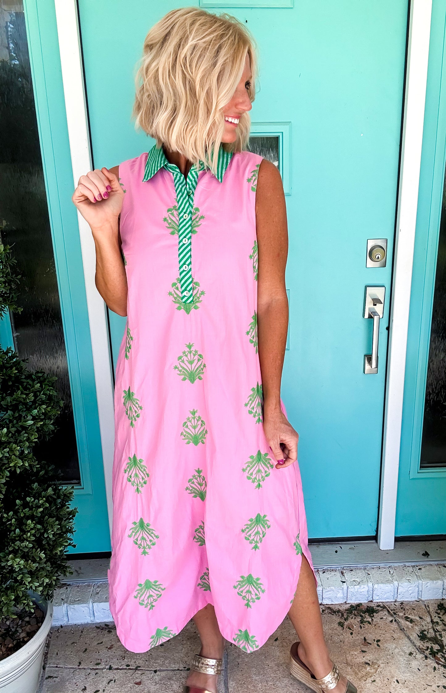 Garden Party Embroidered Dress