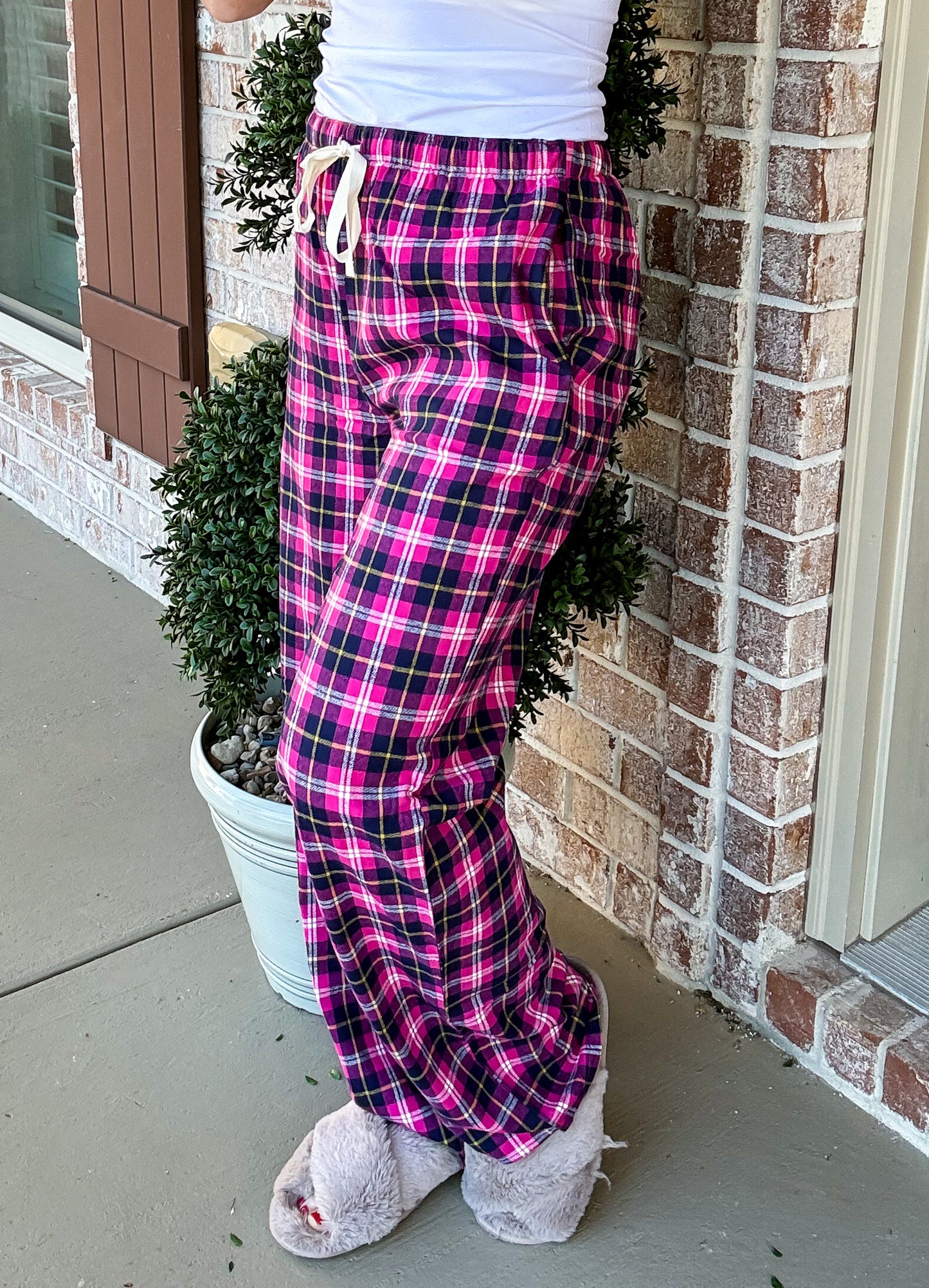 Pink Plaid Perfection Lounge Pants *pre-black Fri deal*