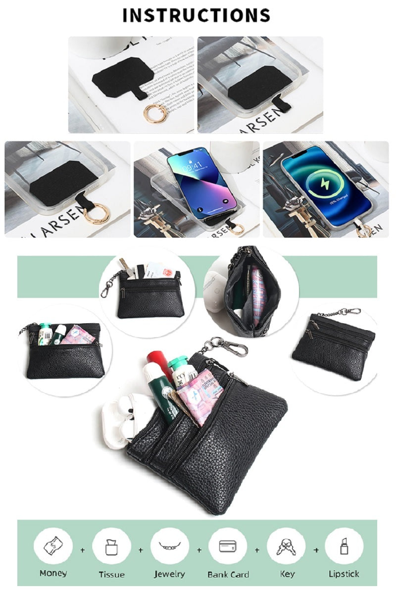 Hands-Free Essential Clip & Go Wallet Phone Holder