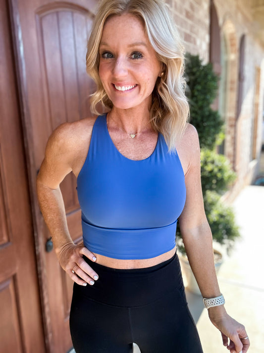 The Janice Cropped Tank w/Removable Pads