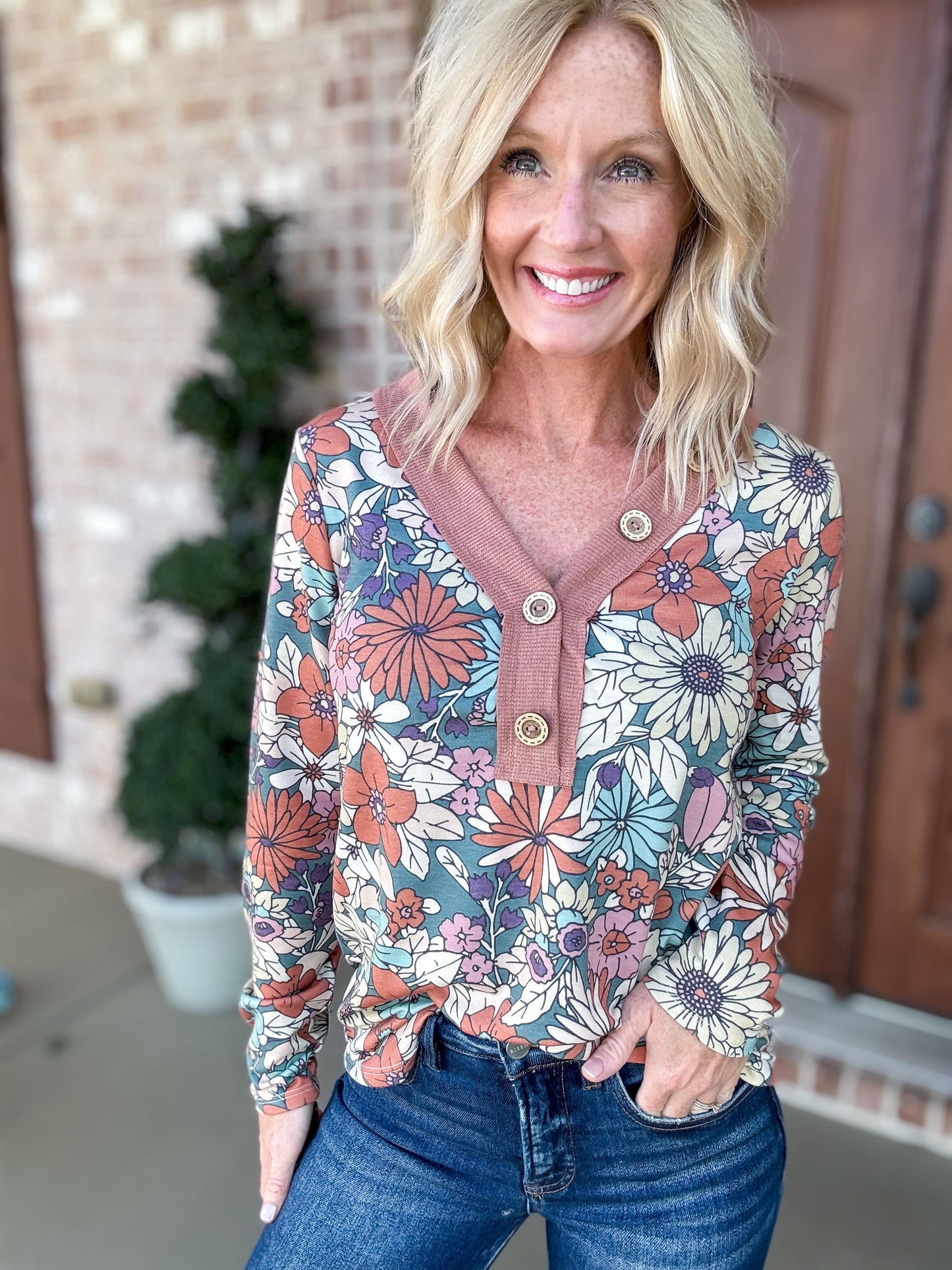 Autumn Blooms Top