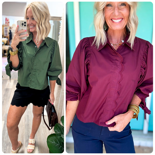Scallop Season Blouse