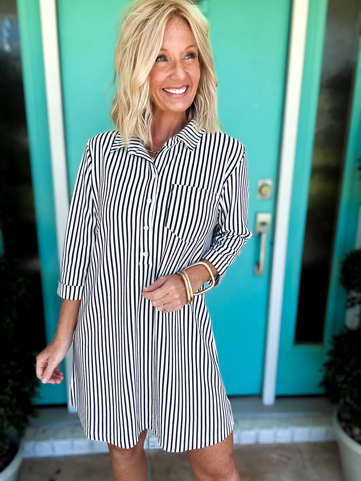 The Stripe Society Dress