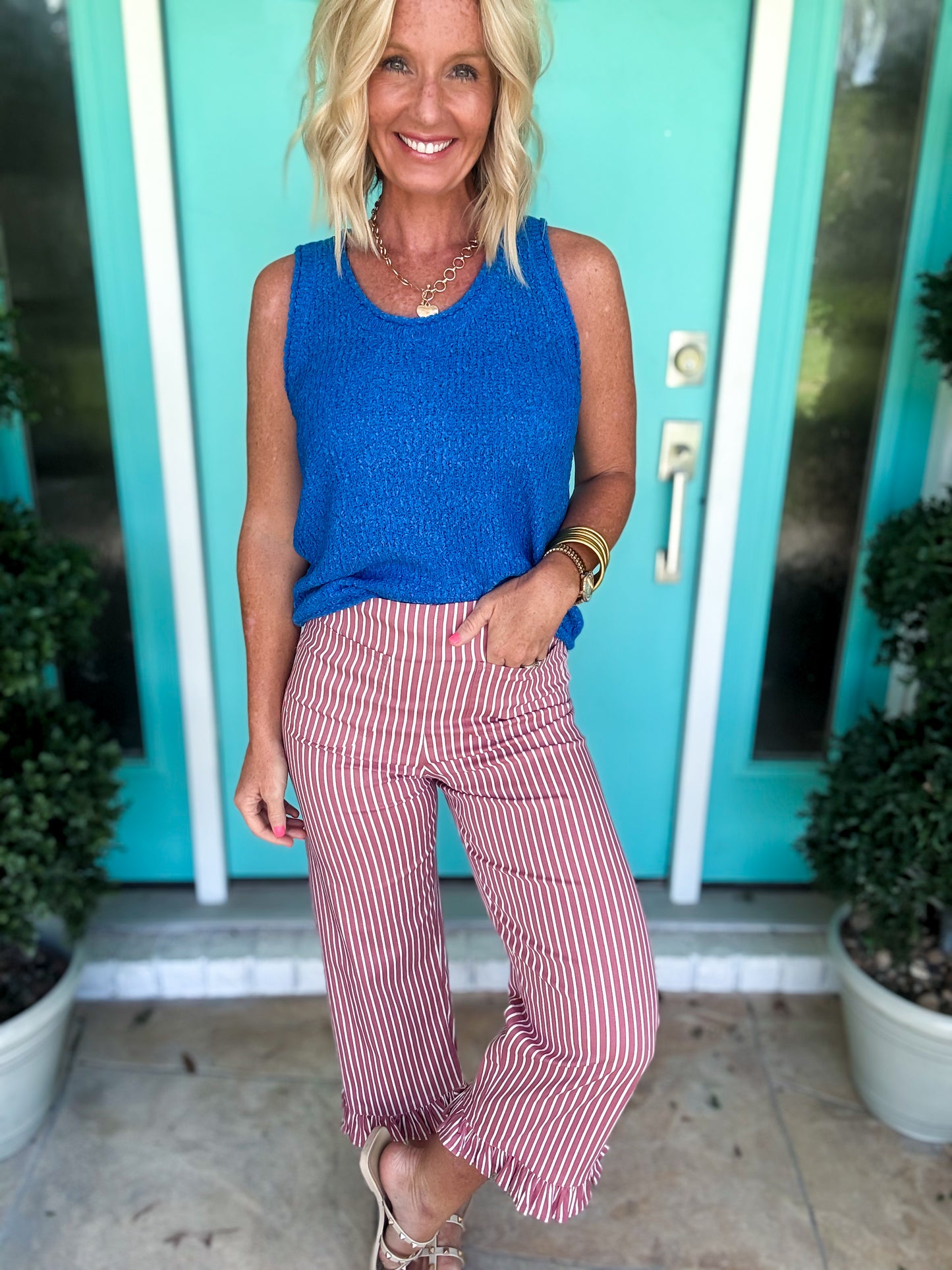Ruffle Me Pink Pants