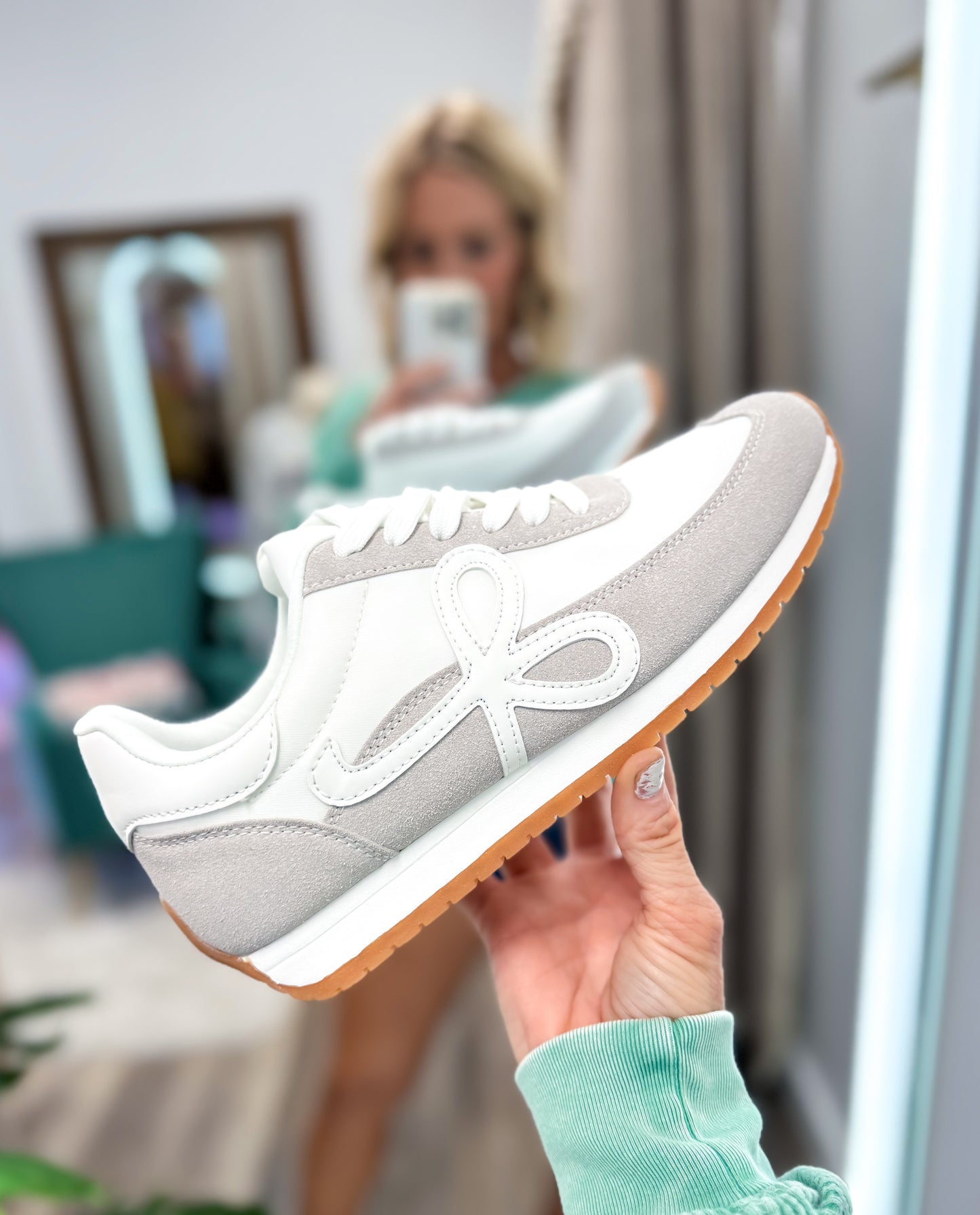 Neutral Nancy Bow Sneaker