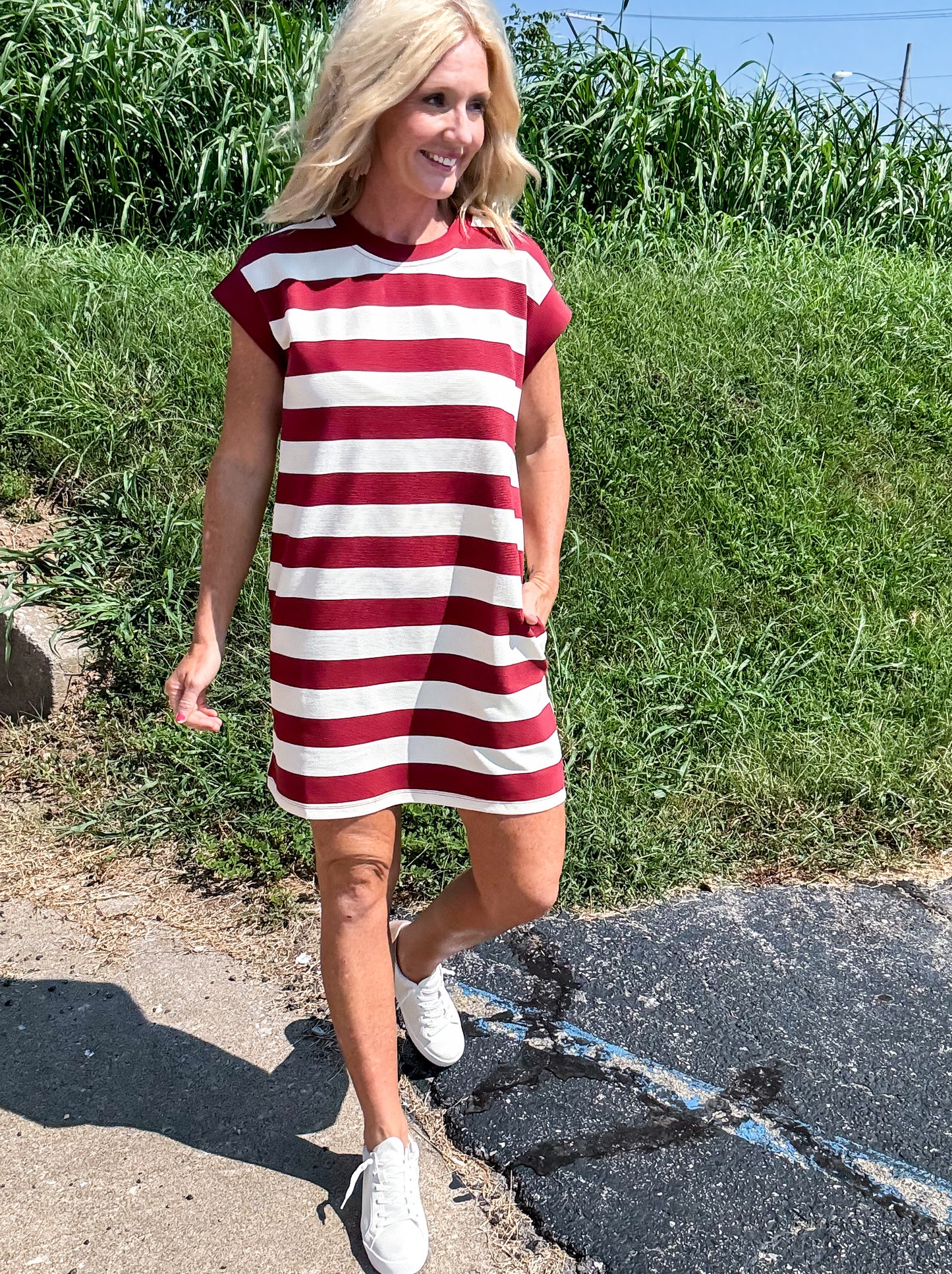 Someone Say Stripes Fall Dress