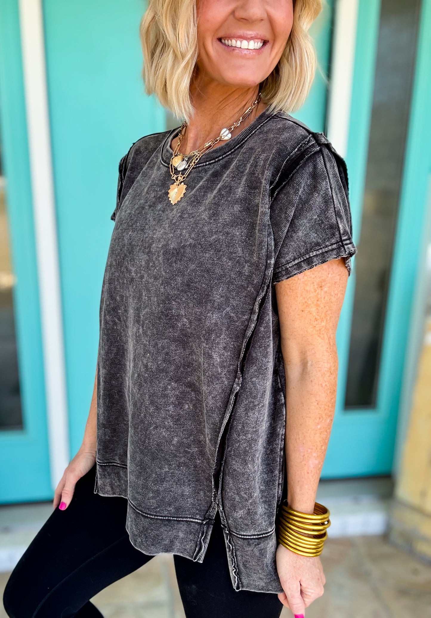 Sweet Tart Acid Washed Top