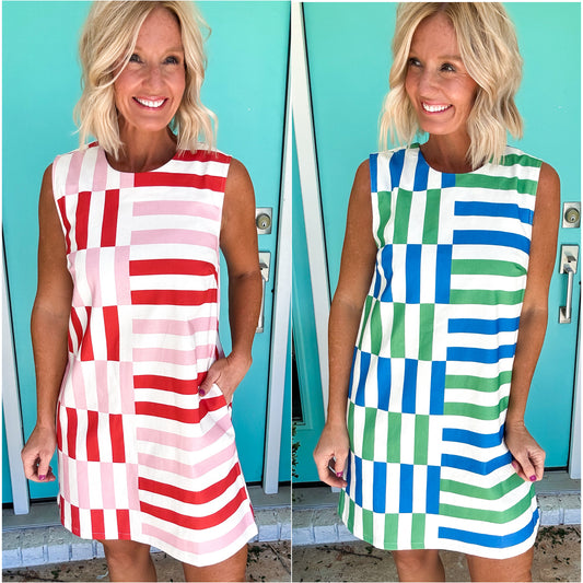 The Color Pop Stripe Dress
