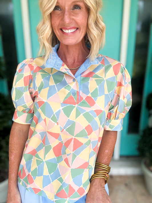 Confetti Coast Blouse