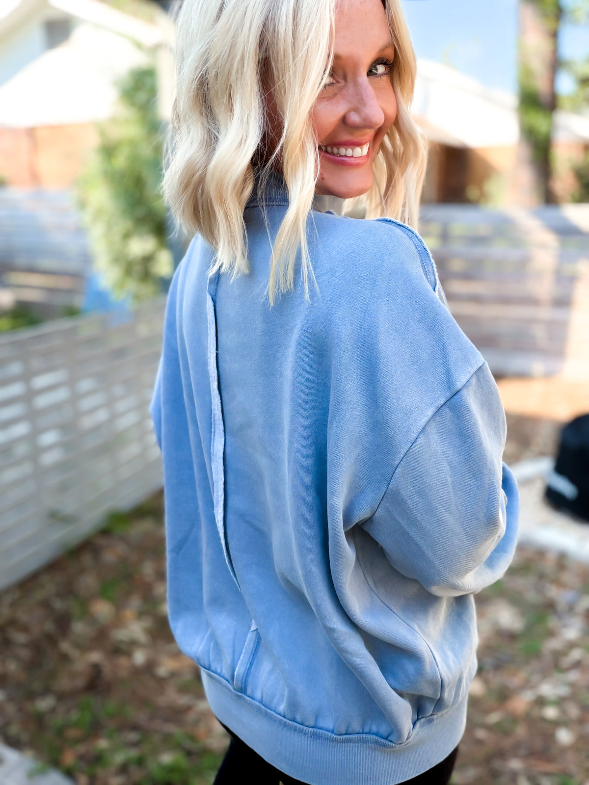 Crisp Air Mock Neck Sweatshirt