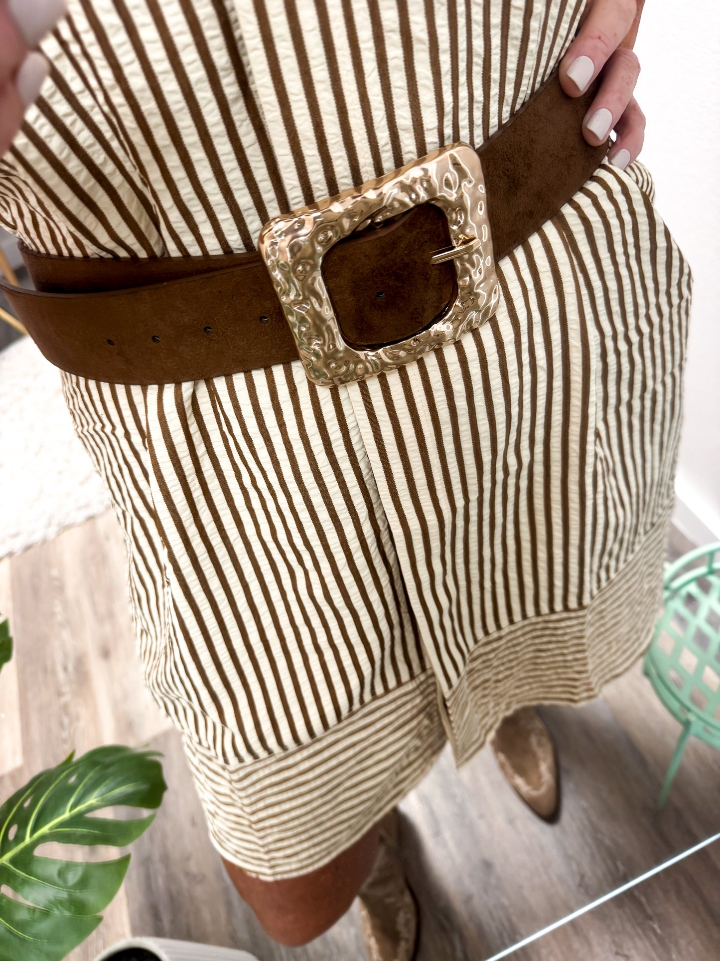 The Kora Suede Belt