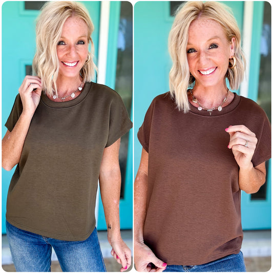Everyday Ease Textured Top