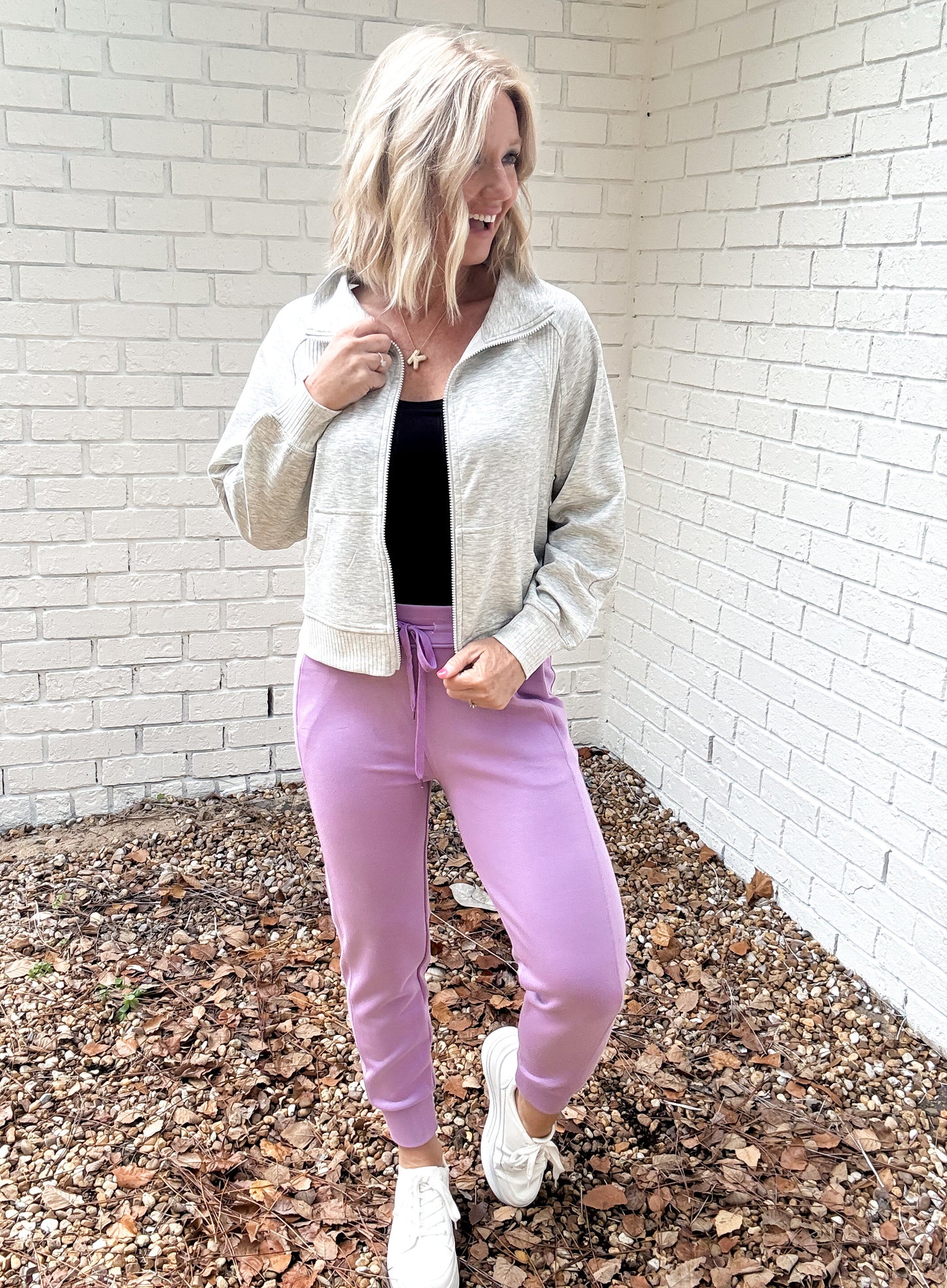 Luxurious Scuba Joggers -- Lavender