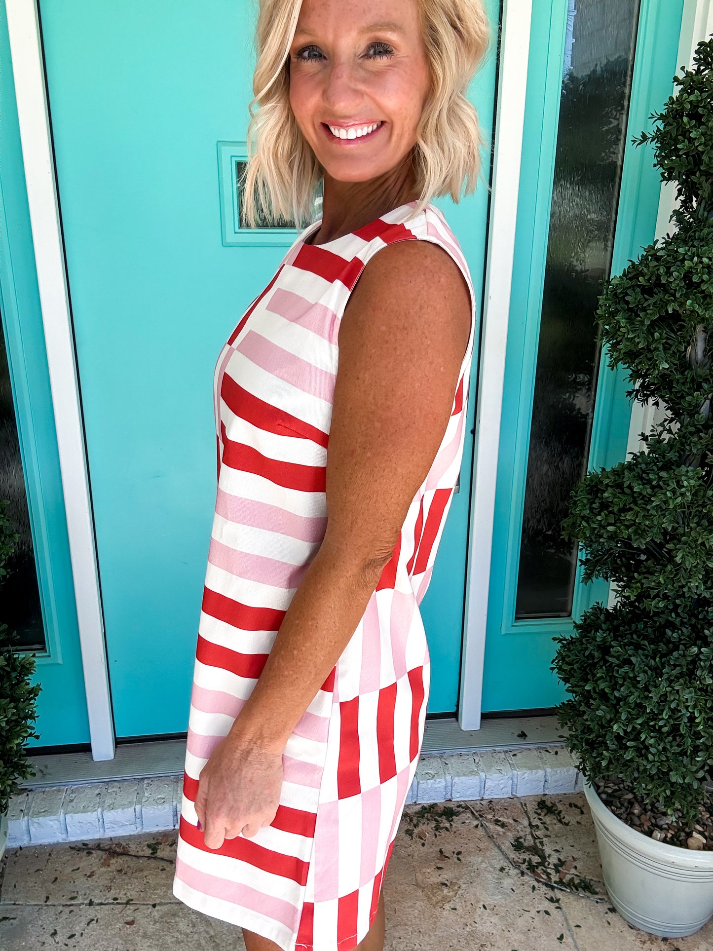 The Color Pop Stripe Dress
