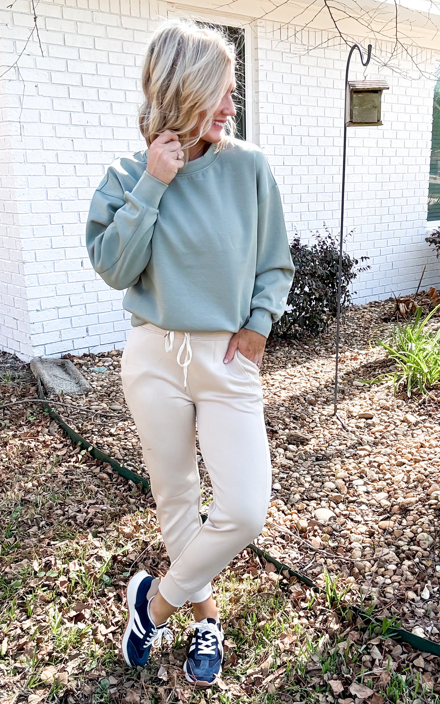 Luxurious Scuba Sweatshirt -- Sage