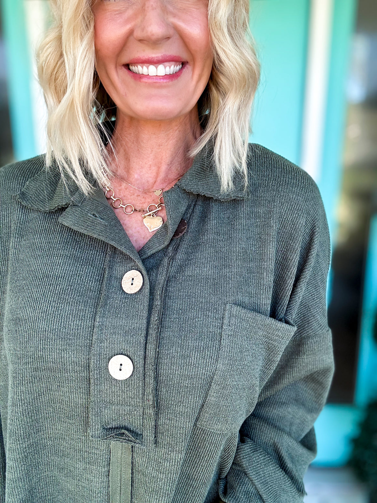 Easy Living Collared Sweater
