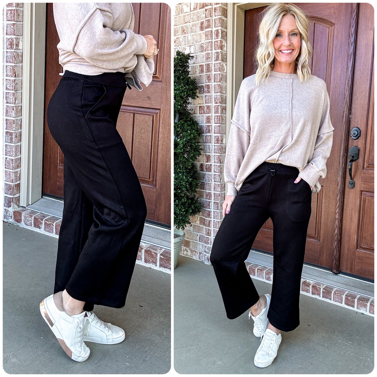 Straight Up Scuba Cropped Flares