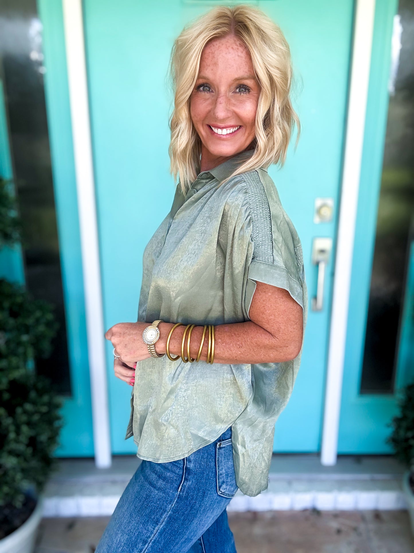 Sage Serenity Blouse