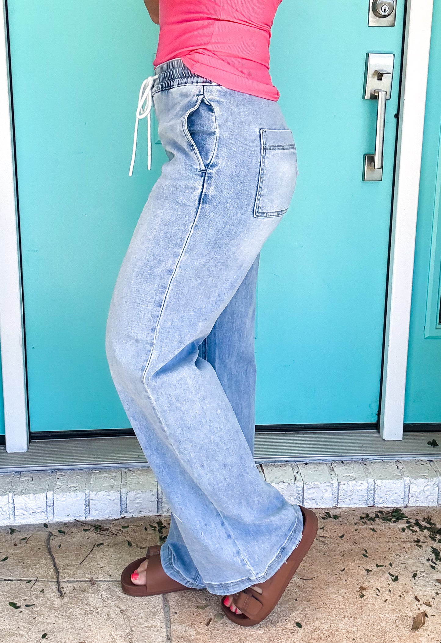 Off Duty Denim Jogger Jeans by Mica Denim