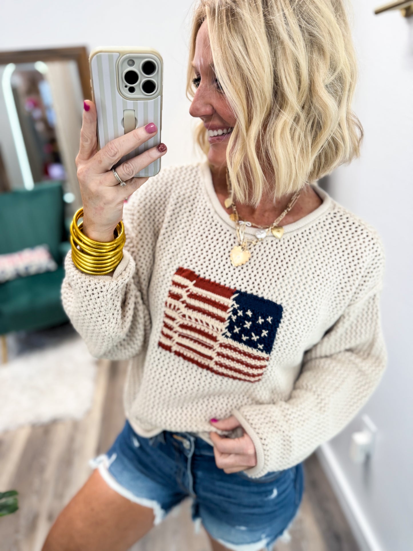 Backyard American Sweater
