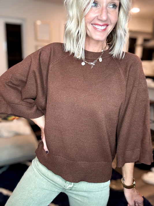 Espresso Glow Sweater