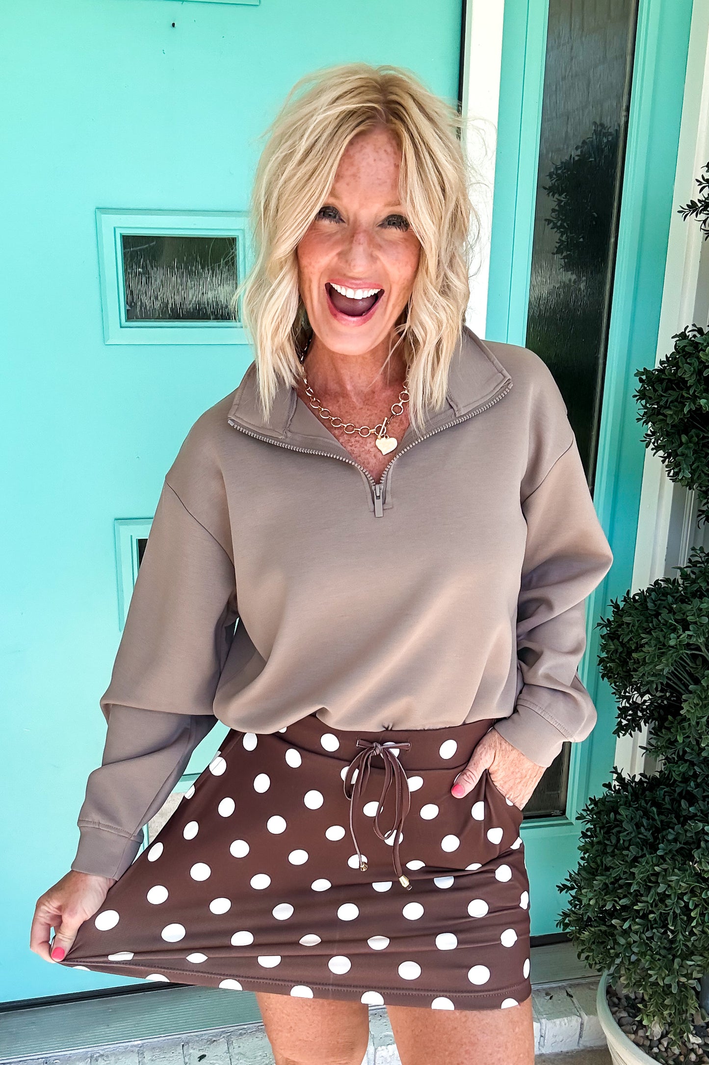 Everyday Polka Dot Skort