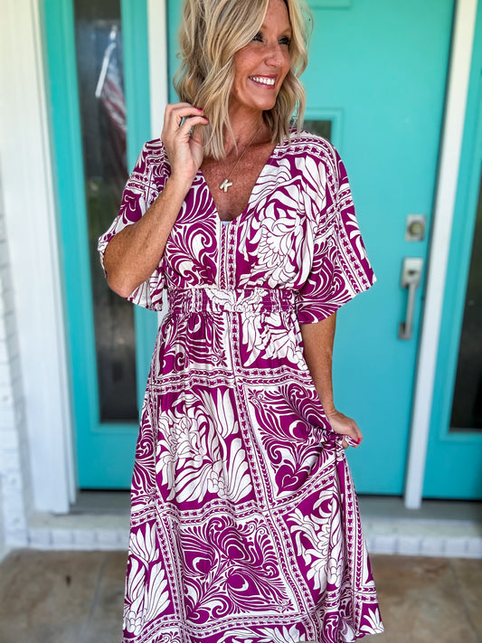 Whimsical Wanderer Boho Dress