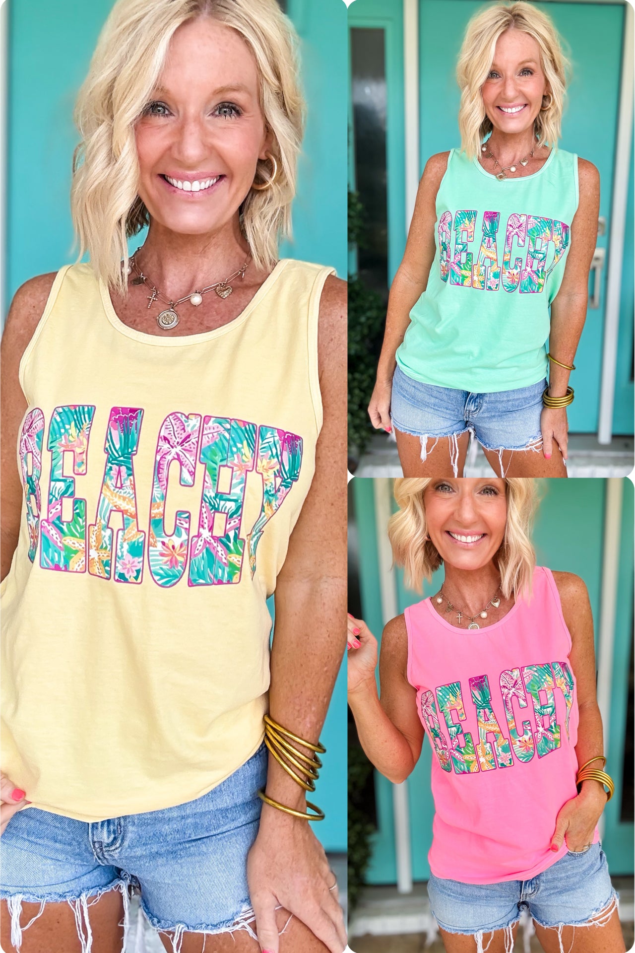 Beachy Floral Tank