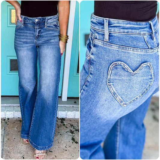Sweetheart Yoke Jeans by Risen