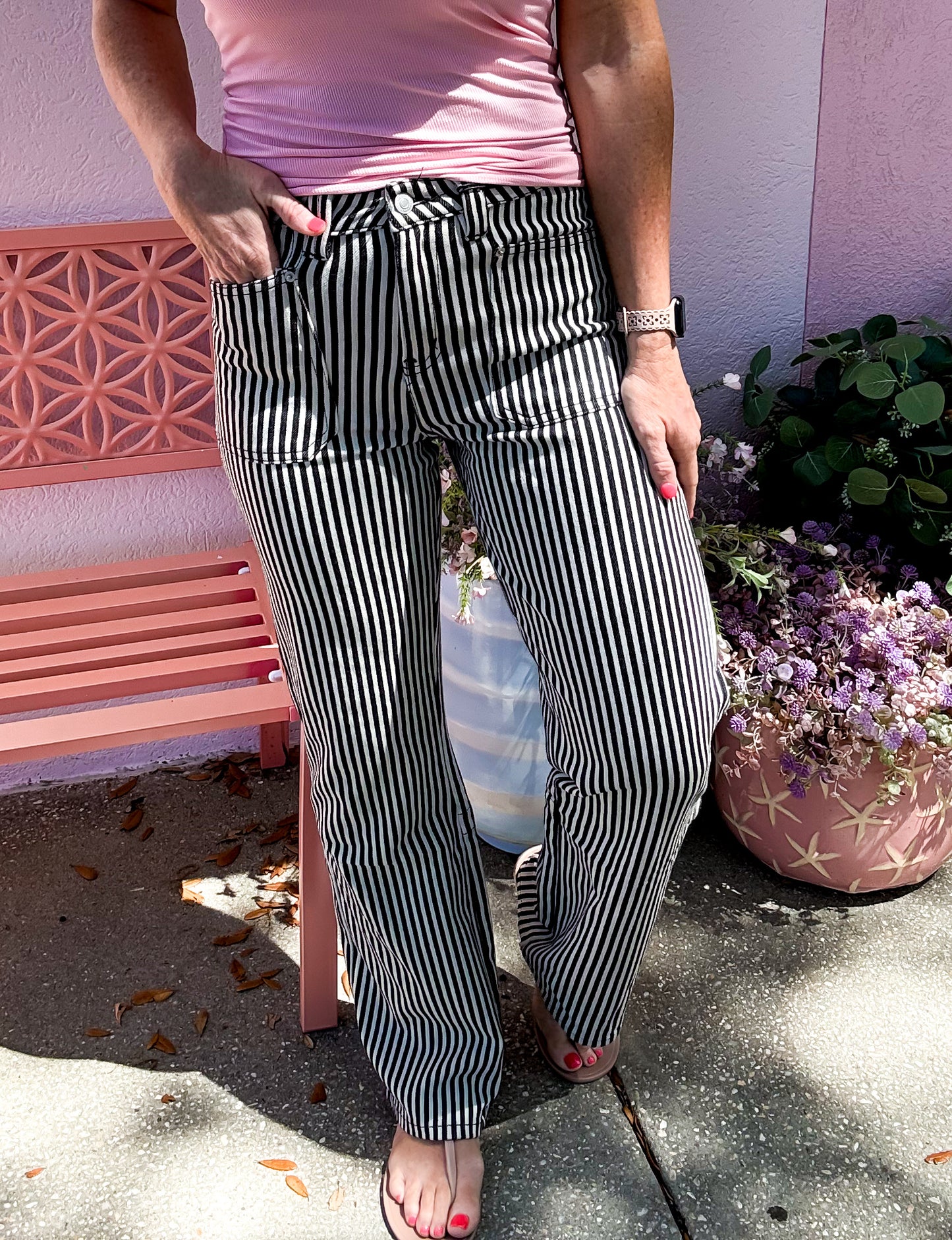 Metro Striped Jean
