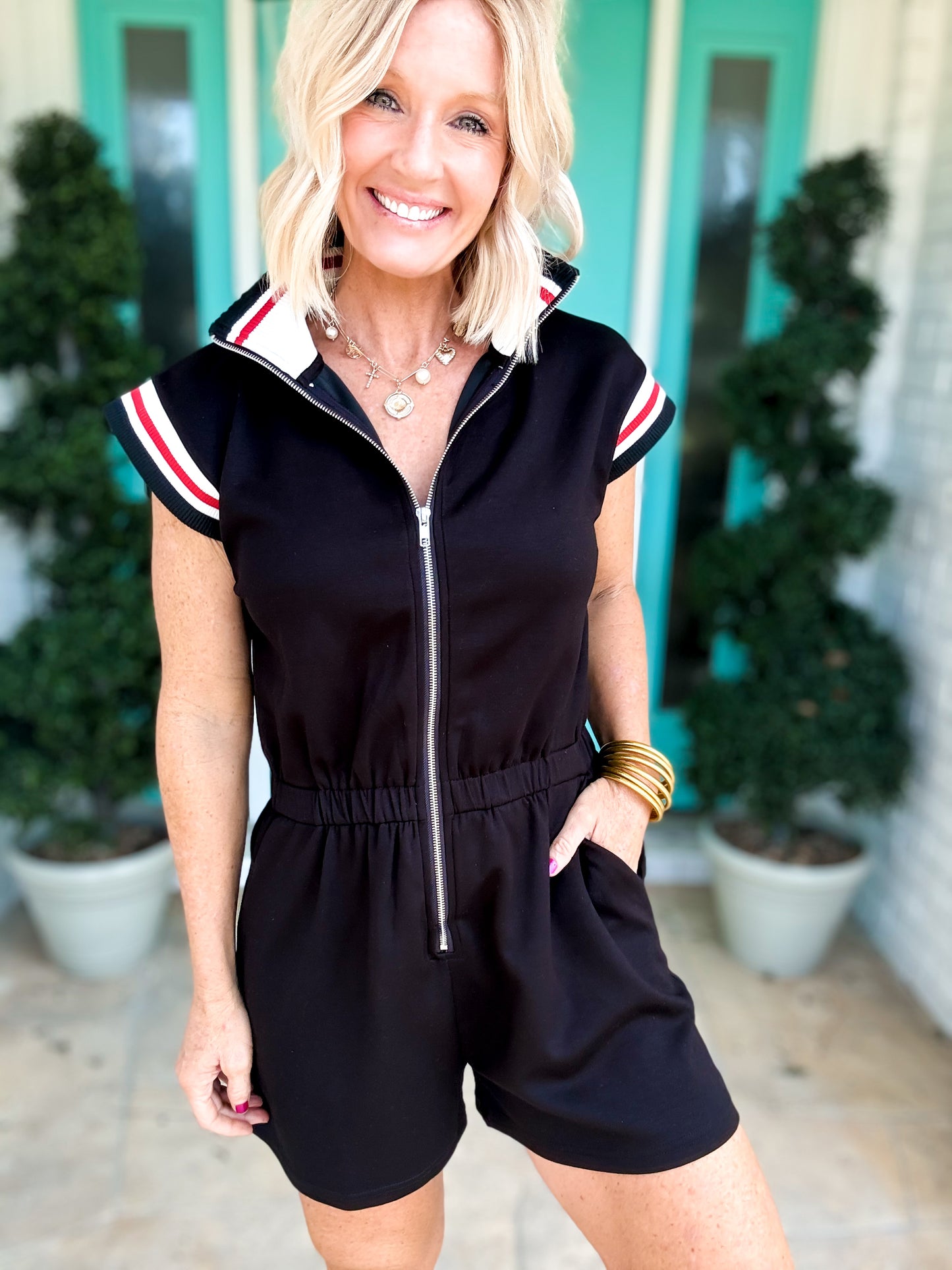 Gameday Got Cuter Scuba Romper