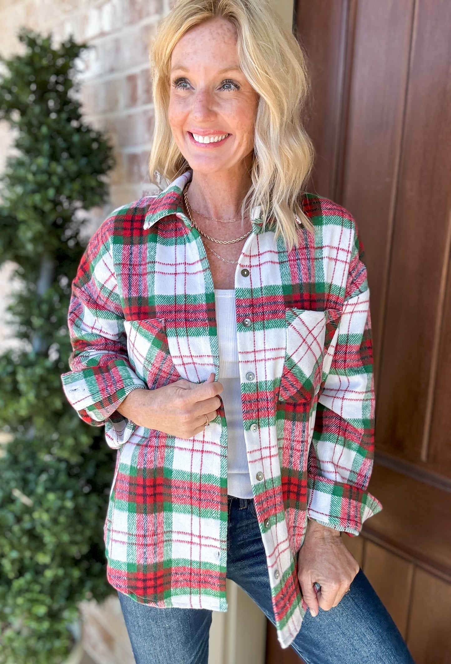 Winter Wonder Plaid Shacket